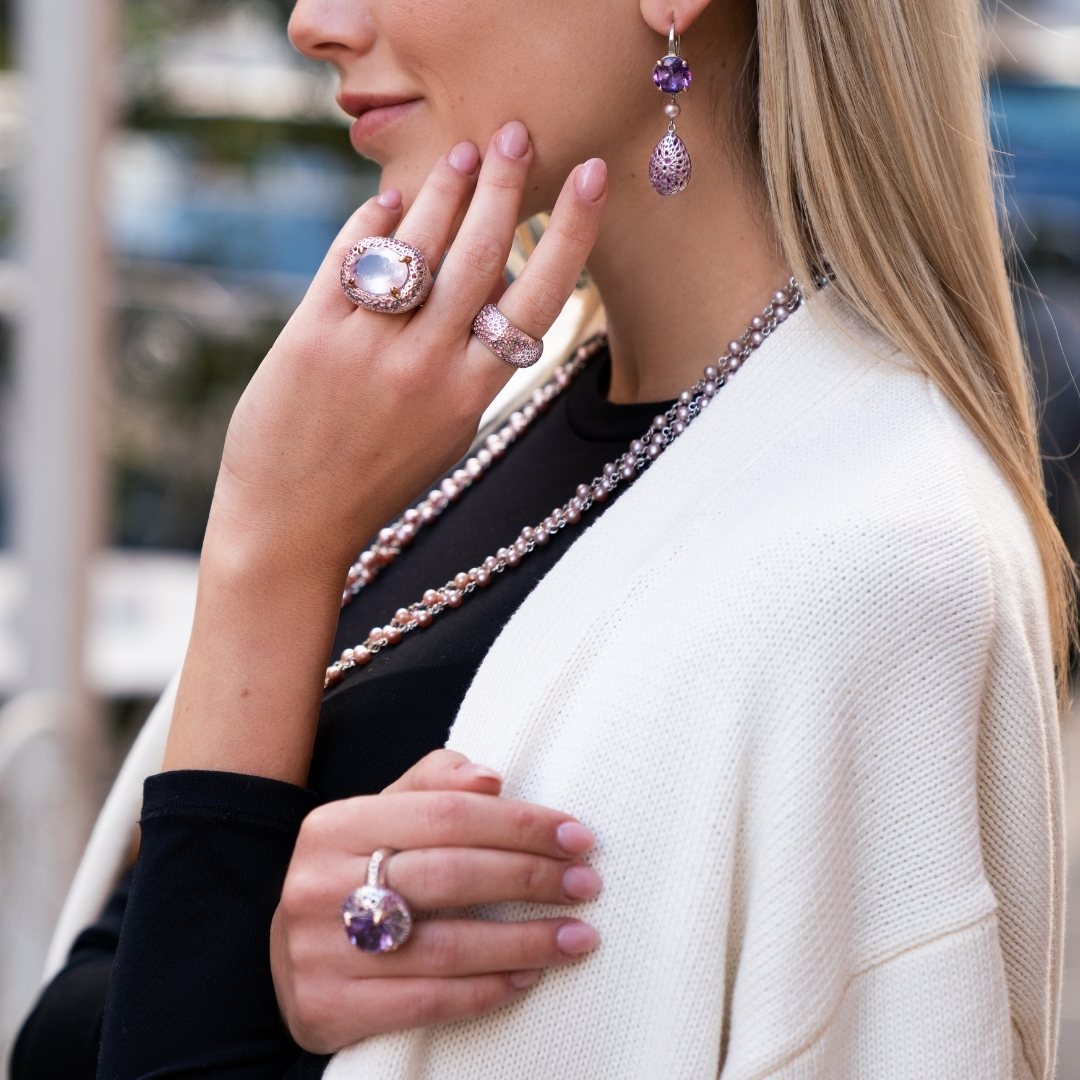 MIMI Orecchini Vulcanica pendenti