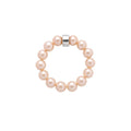Anello Elastica perle rosa