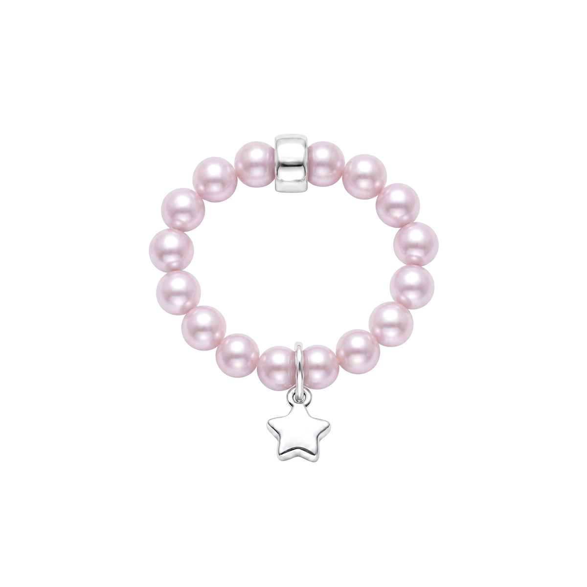 Elastica Star ring with purple pearls — MIMÍ Milano