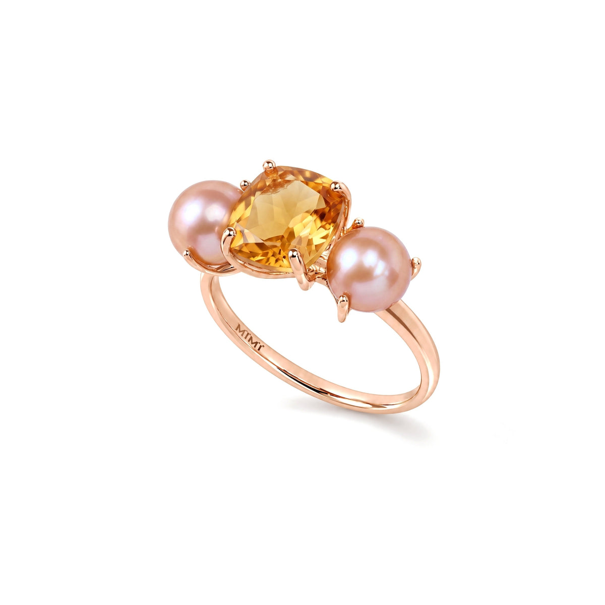 Anello Shanti perle rosa — MIMÍ Milano