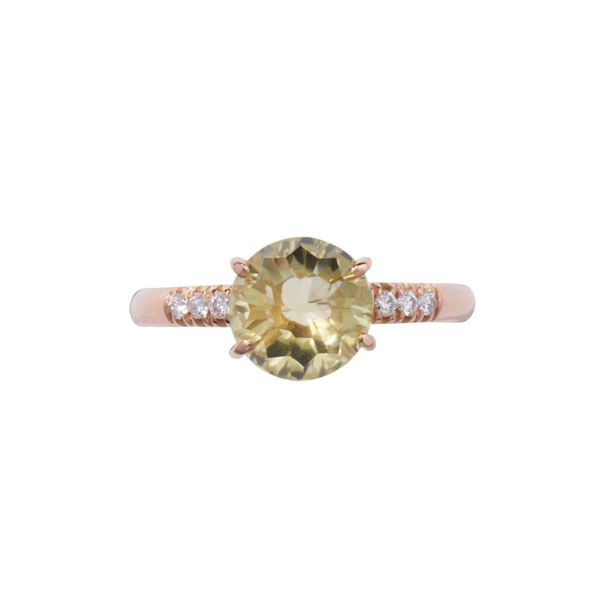 MIMI MILANO Anello Cherry Quarzo lemon