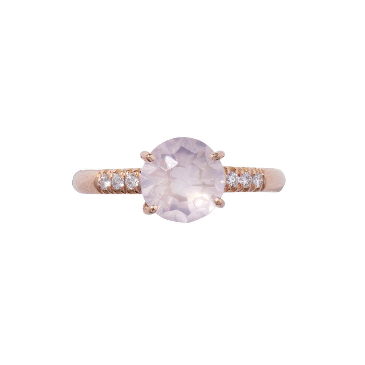 MIMI MILANO Anello Cherry Prasiolite quarzo rosa