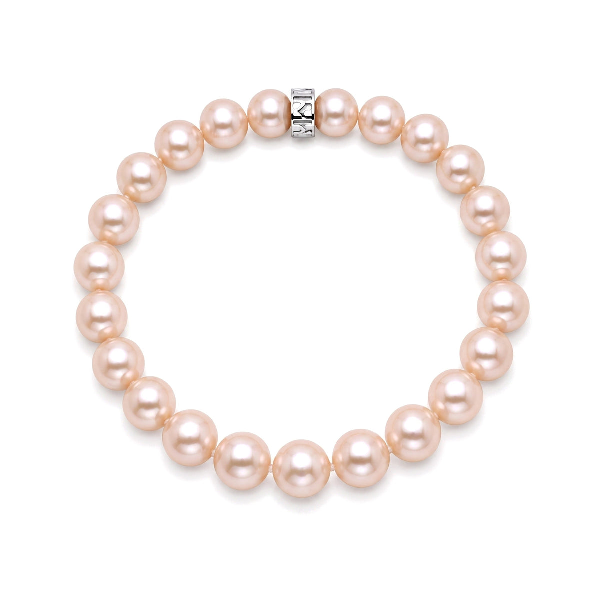Bracciale Rondelle perle rosa — MIMÍ Milano