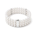 Bracciale Trittico perle Akoya bianche