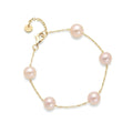 Pink pearl bracelet