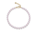 Purple pearl bracelet