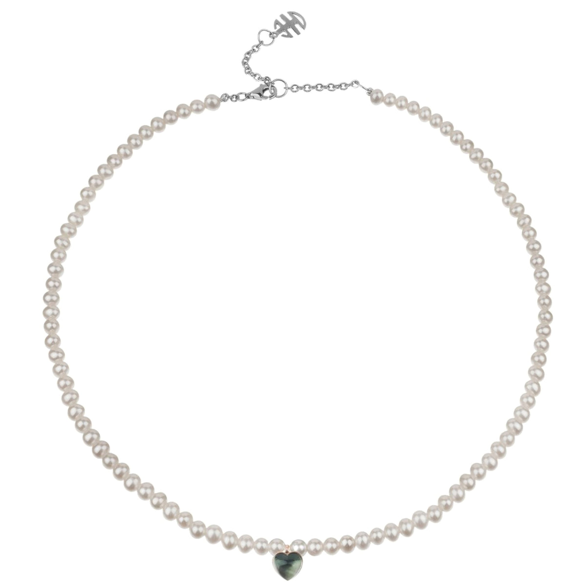 Collana Cuore perle bianche — MIMÍ Milano