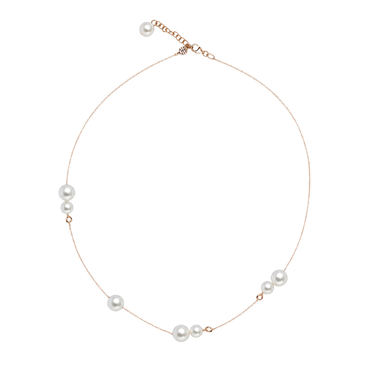 Choker Akoya pearls 8-8.5 mm (eight pearls) — MIMÍ Milano