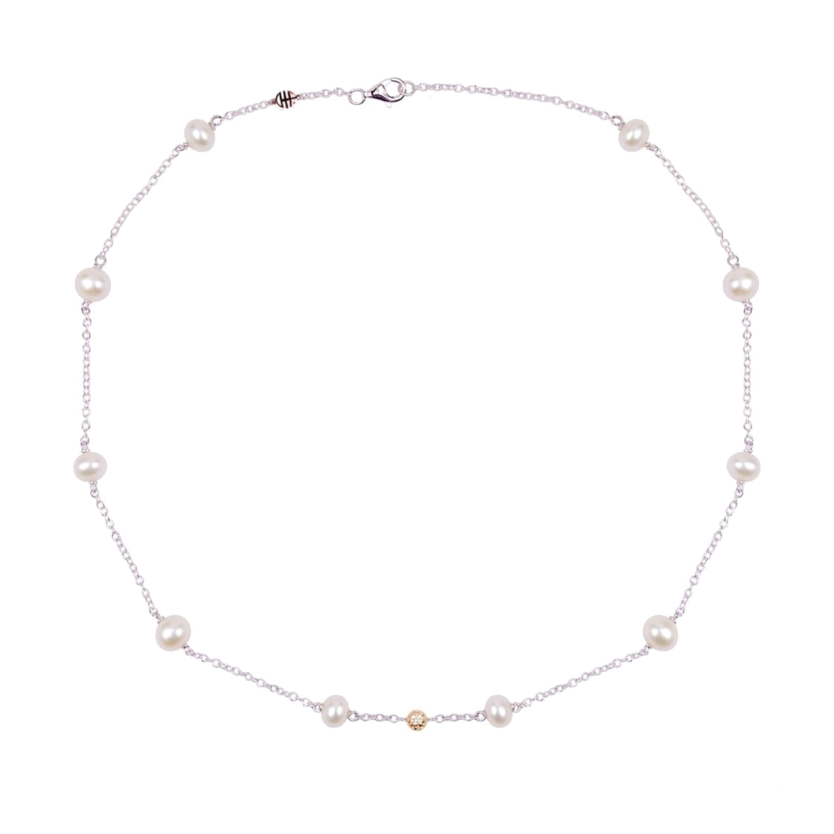 Collana Rosario perle bianche — MIMÍ Milano