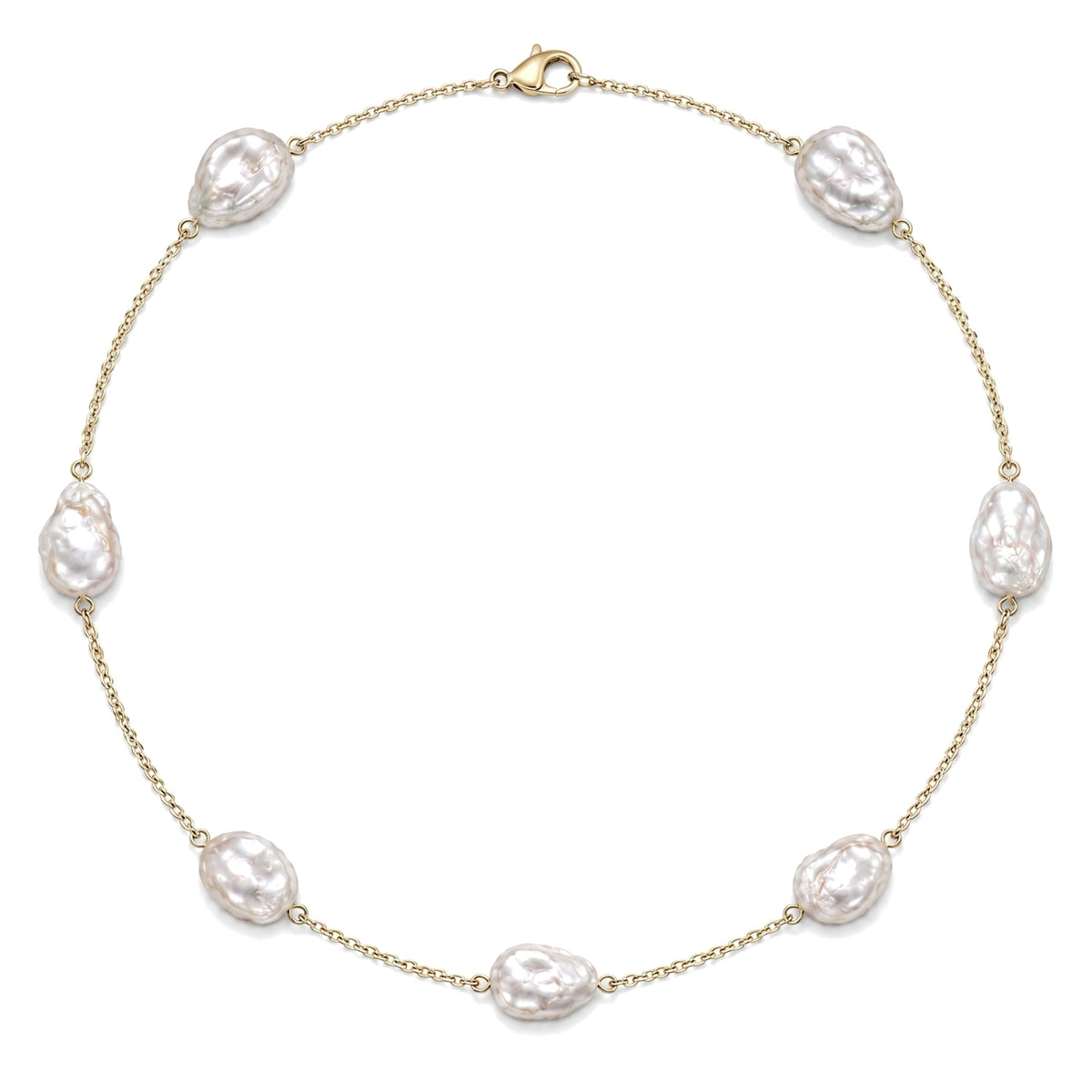 Collana perle barocche bianche — MIMÍ Milano