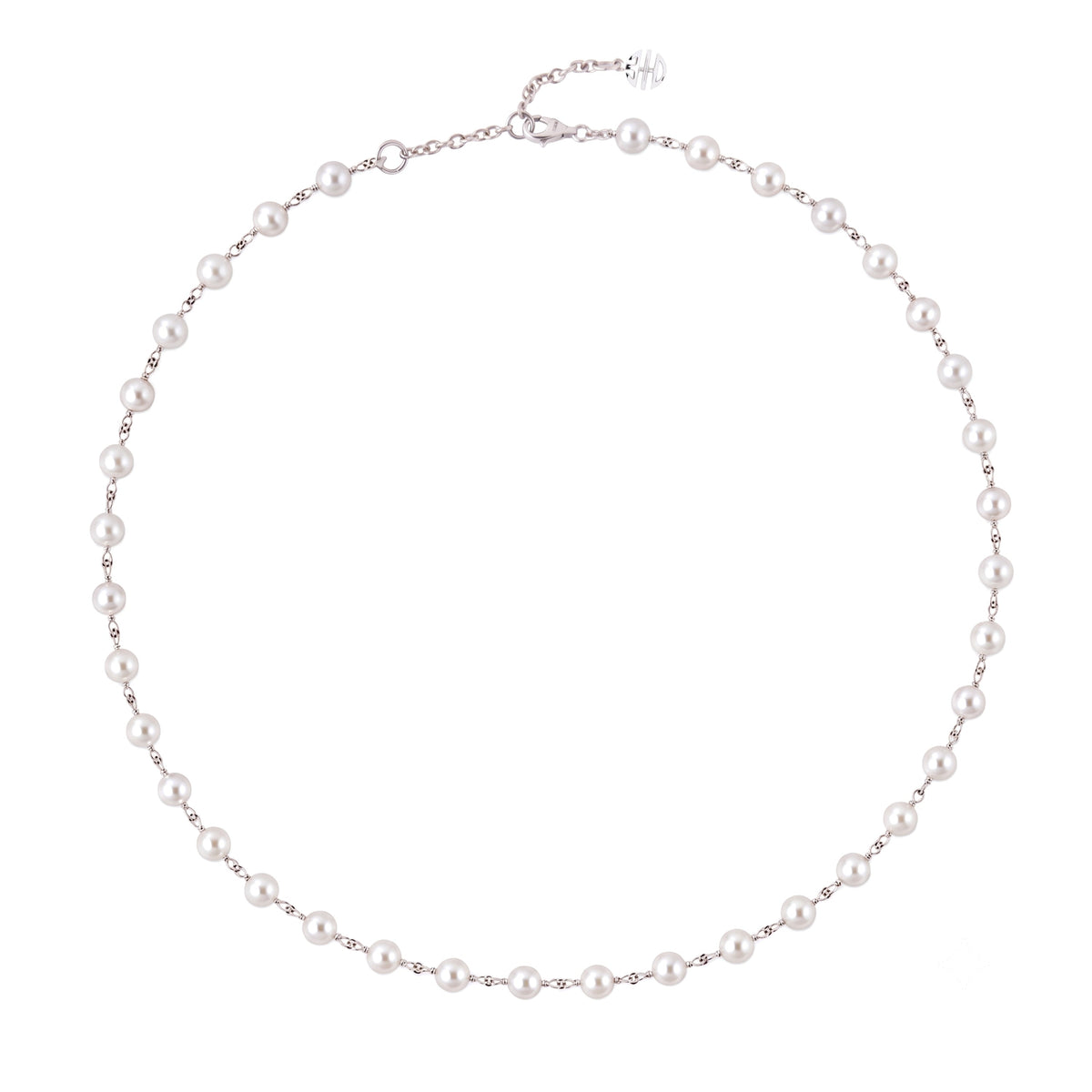 Collana Choker perle bianche — MIMÍ Milano