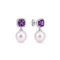 Shanti amethyst earrings
