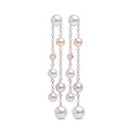 Orecchini perle multicolor