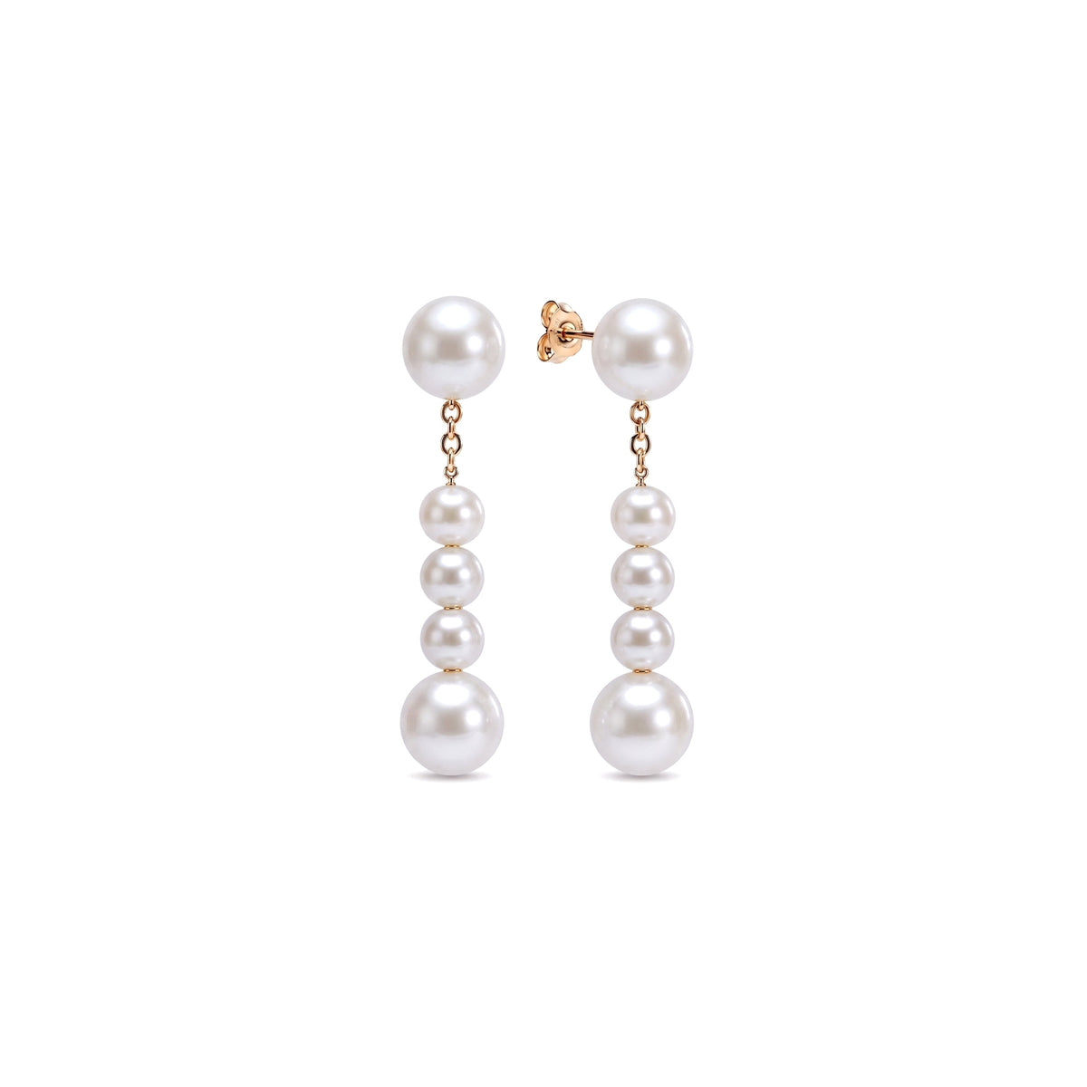 Orecchini Pendenti perle bianche — MIMÍ Milano