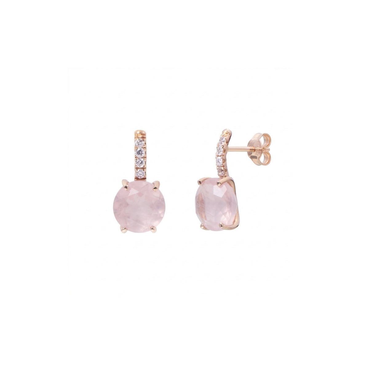 MIMI MILANO Orecchini Cherry Quarzo lemon quarzo rosa