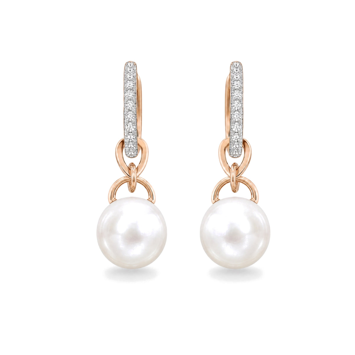 Milano pearl earrings 11 mm (4 cm) — MIMÍ Milano