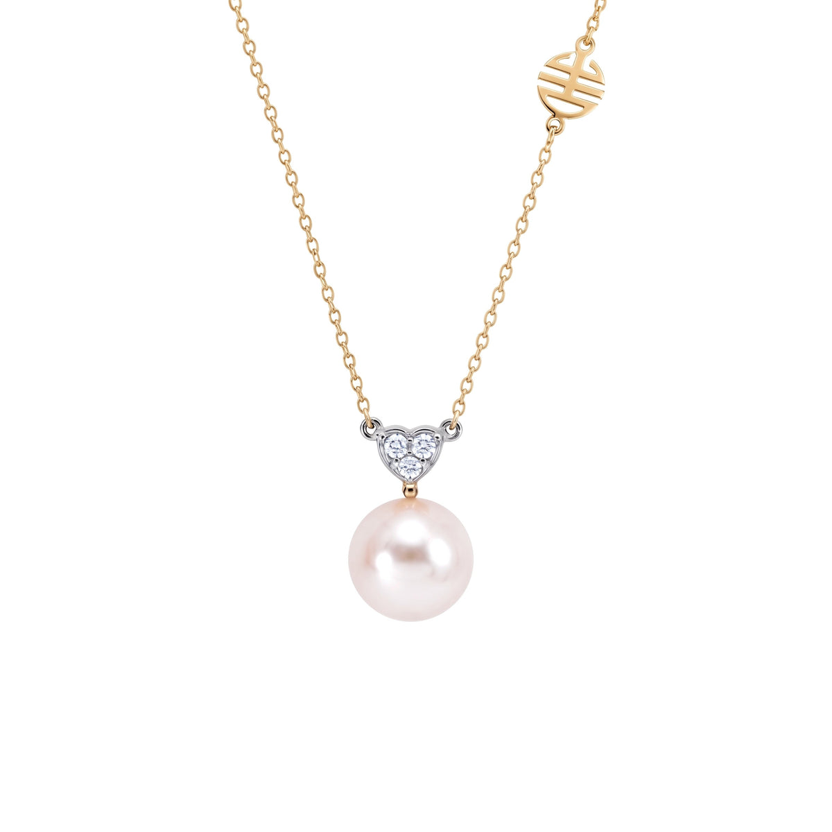 Pendente Cuore perla bianca — MIMÍ Milano