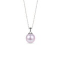 Purple pearl pendant