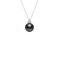 Black Tahitian pearl pendant