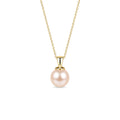 Pink pearl pendant