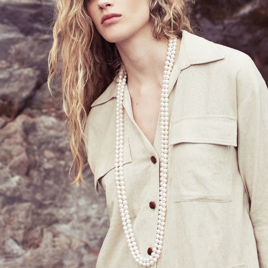 MIMI Collana Opera di Perle Freshwater con Charm Ognibene