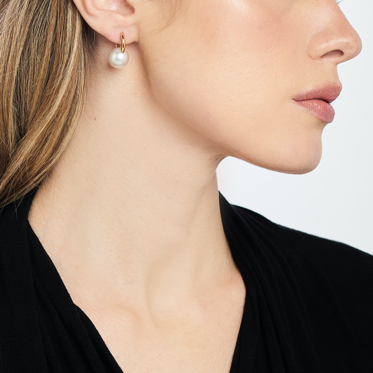 MIMI Orecchini Milano con perle south sea bianche perla white