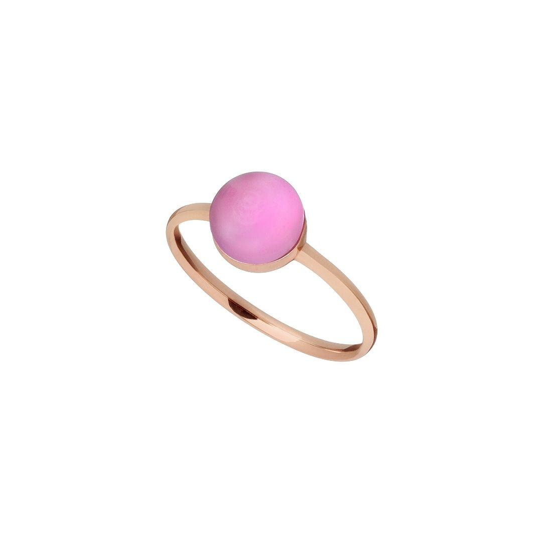 MIMI Anello Zabette doppietta madreperla arancione rosa
