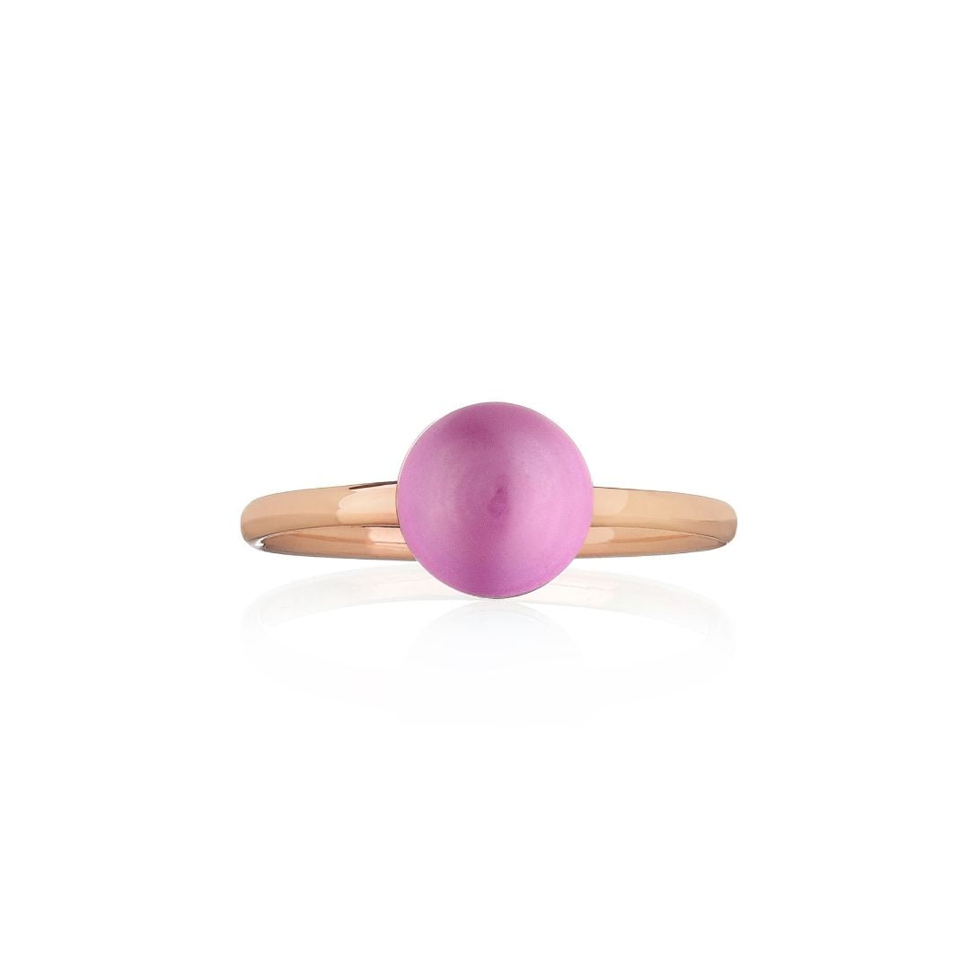 MIMI Anello Zabette doppietta madreperla arancione rosa