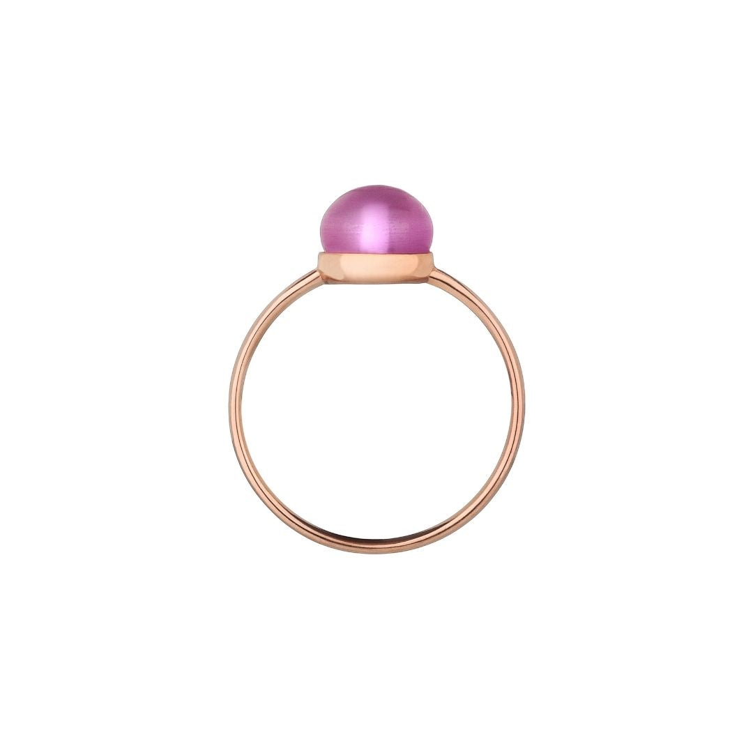 MIMI Anello Zabette doppietta madreperla arancione rosa