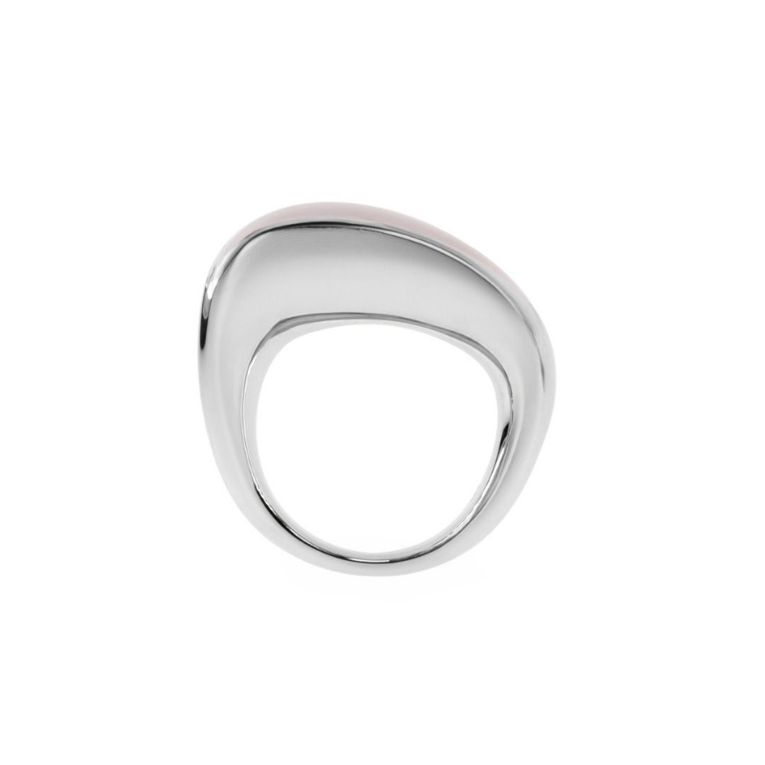 MIMI Anello Dune in argento con smalto giallo smalto rosa