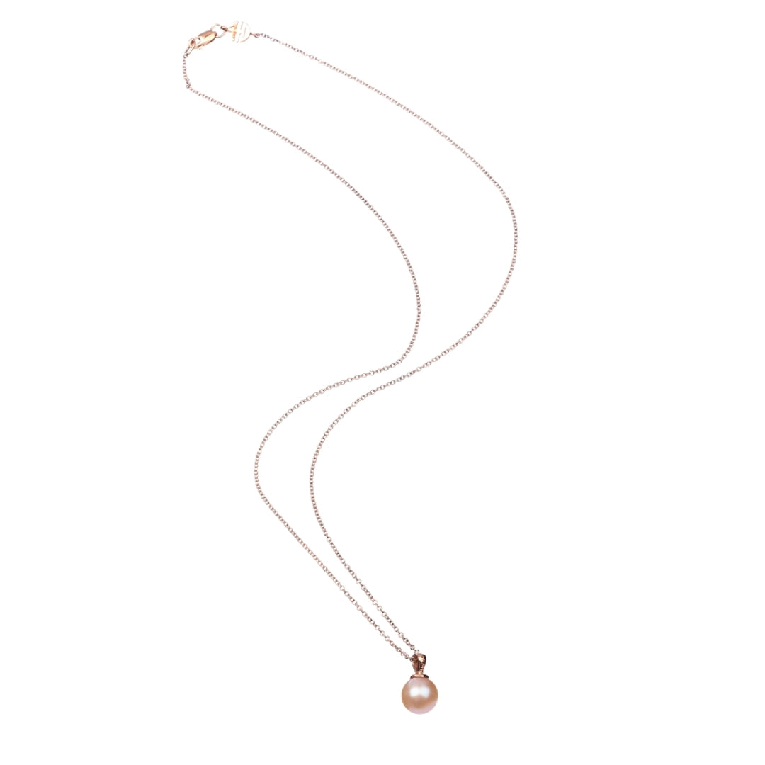 Pendente con perla bianca freshwater
