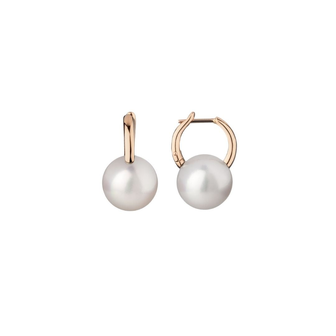 MIMI Orecchini Milano con perle south sea nere perla white