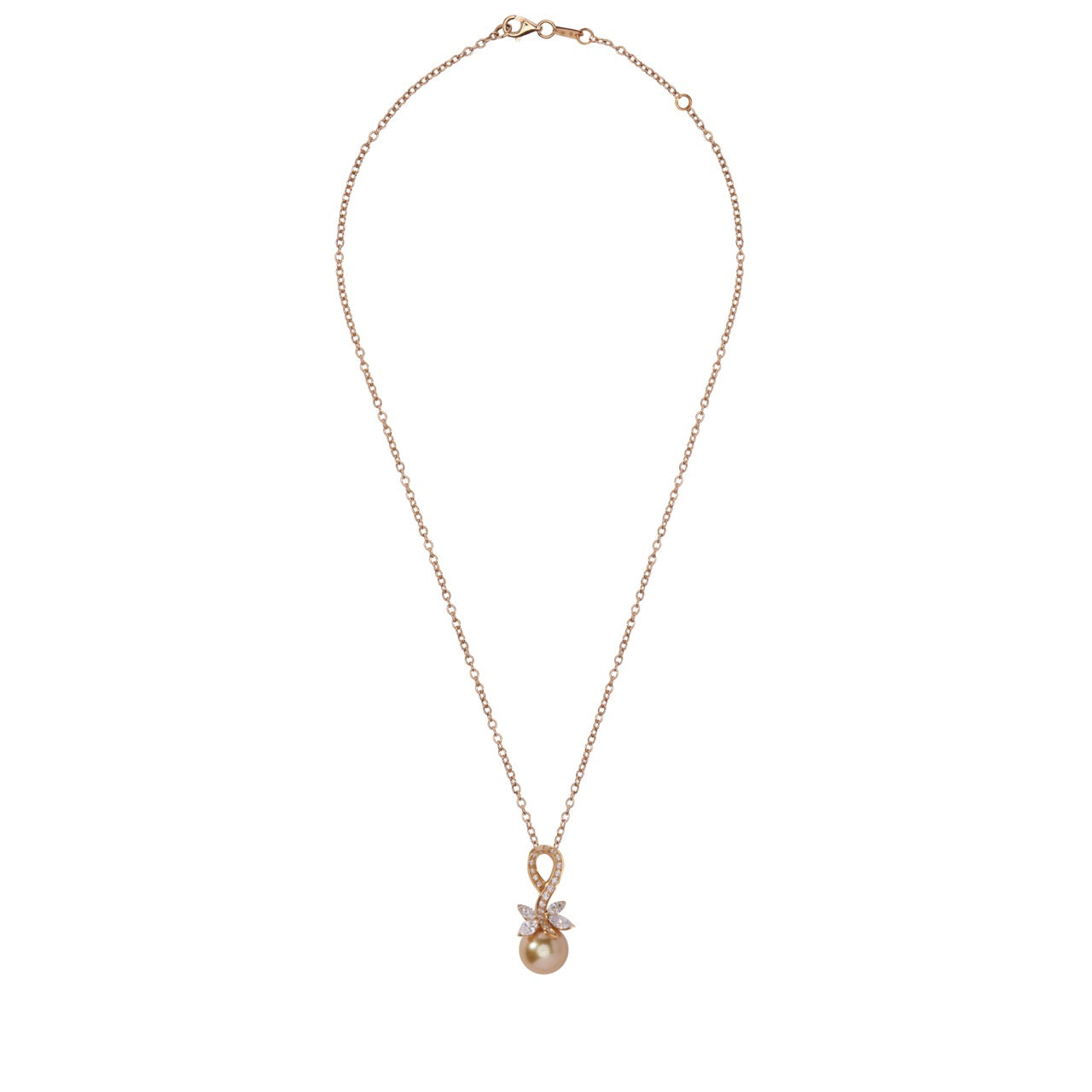 MIMI Pendente Milano in Oro Giallo, Diamanti e Perla Gold South Sea