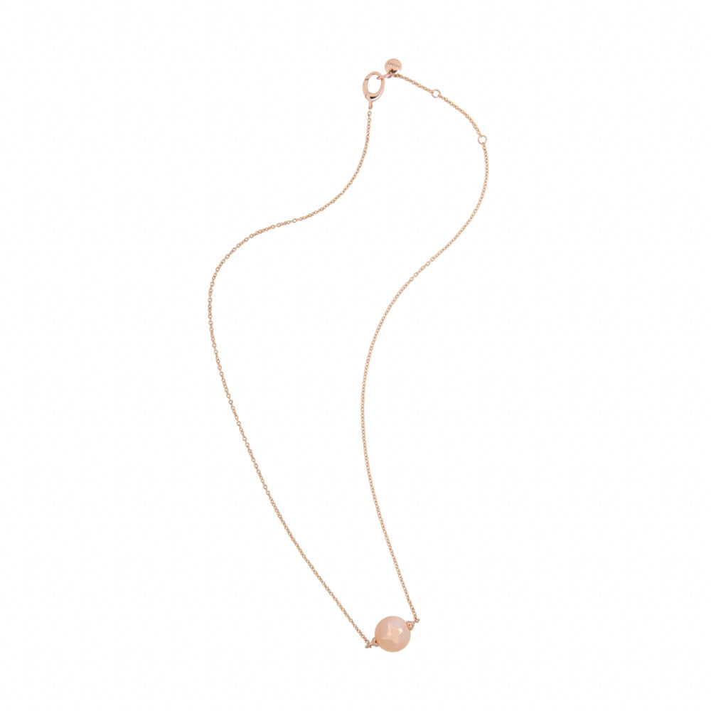 MIMI Pendente Les lulu in Oro e Perla Freshwater rosa- stella