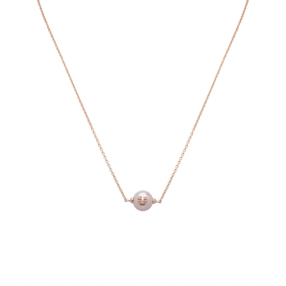 MIMI Pendente Les lulu in Oro e Perla Freshwater viola- ognibene