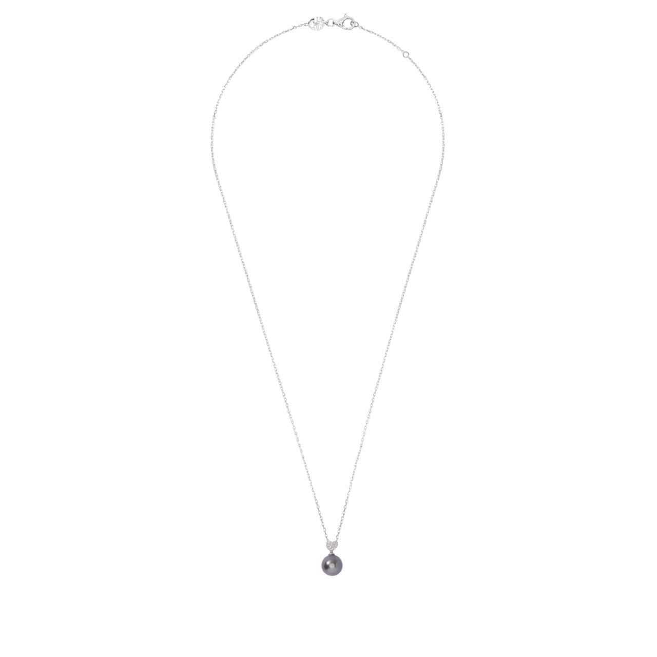 MIMI Pendente Oro Bianco 18K con Perla South Sea e Diamanti