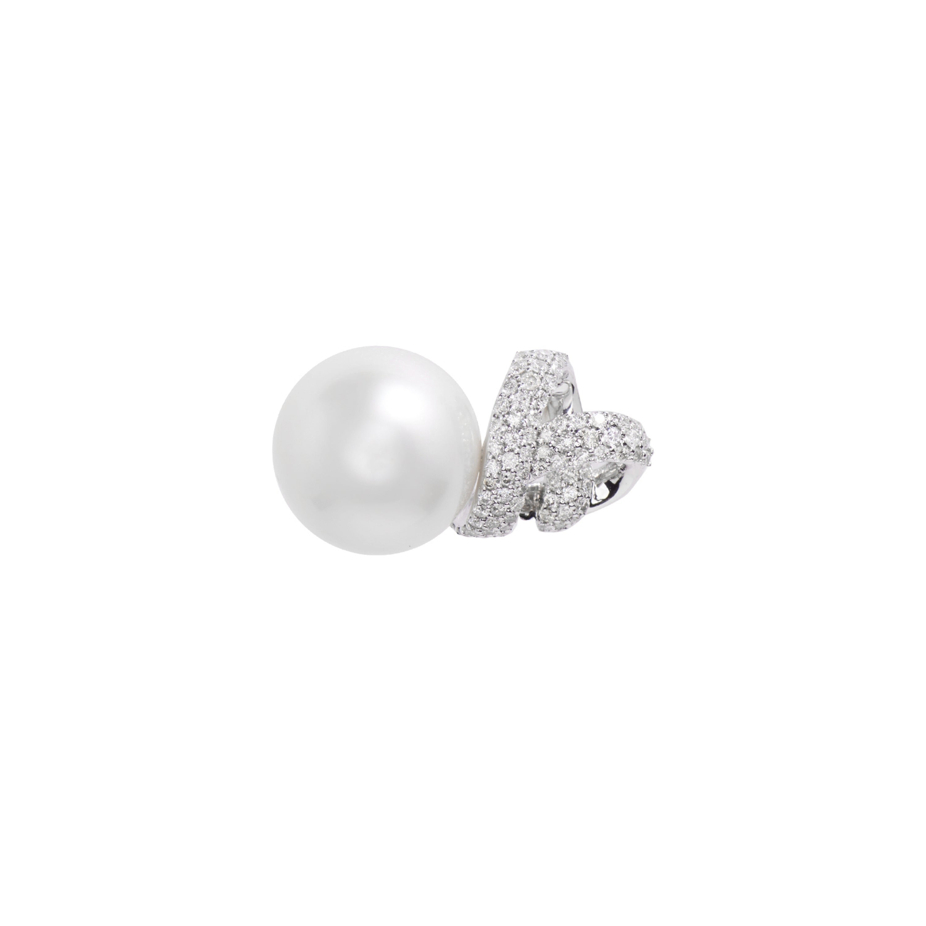 MIMI MILANO Anello Love Knot con perla South Sea e diamanti