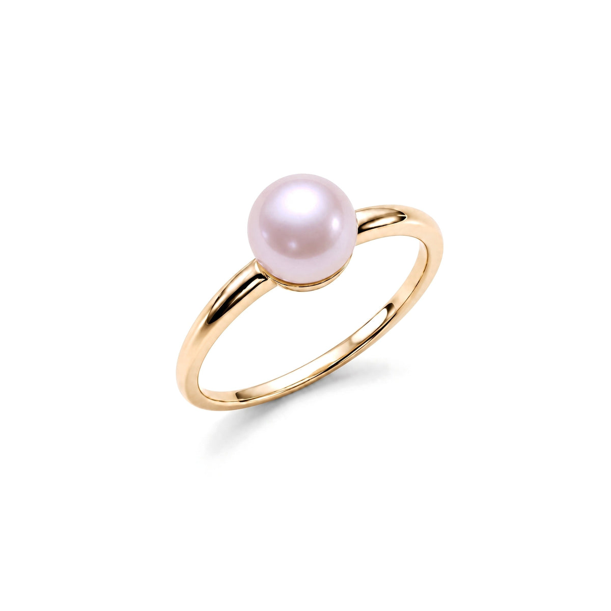 Anello Solitario perla viola — MIMÍ Milano