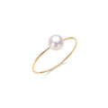 White pearl ring