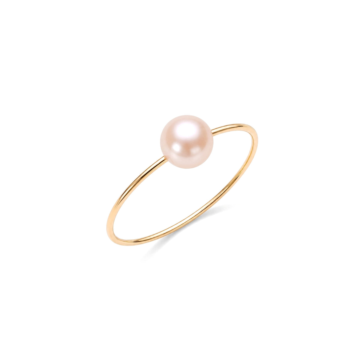 Anello perla rosa — MIMÍ Milano