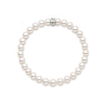 Bracciale Rondelle perle bianche