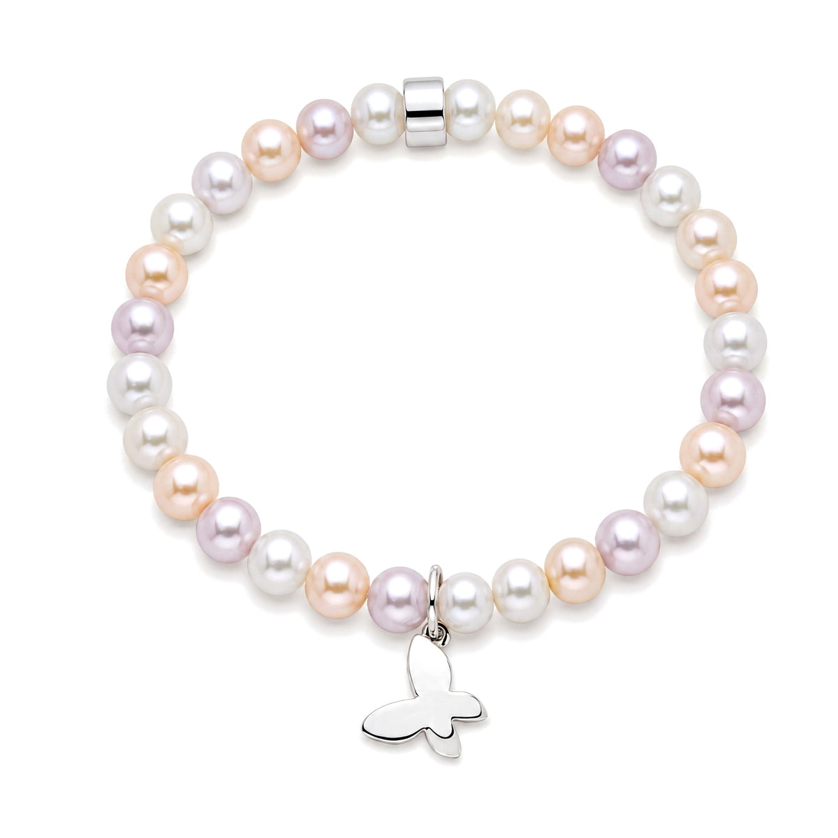 Bracciale Farfalla perle multicolor — MIMÍ Milano