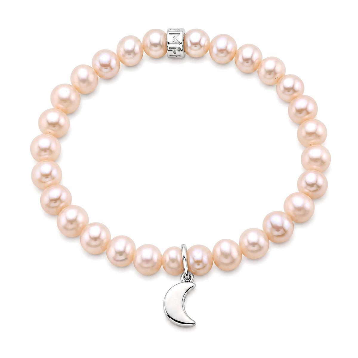 Bracciale Luna perle rosa — MIMÍ Milano