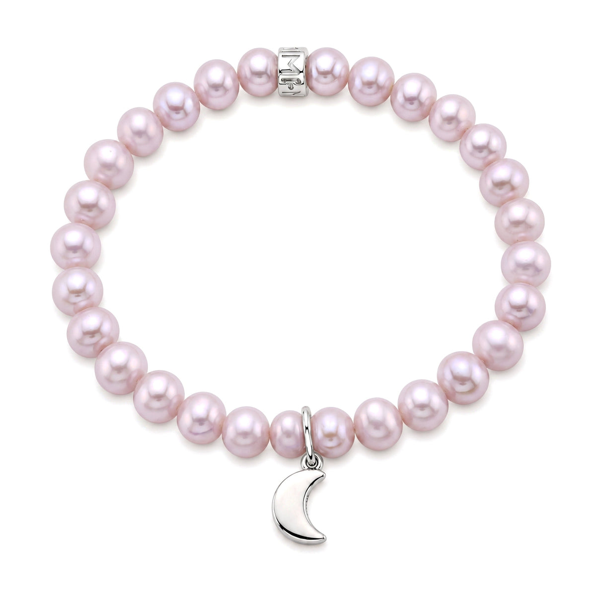 Bracciale Luna perle viola — MIMÍ Milano