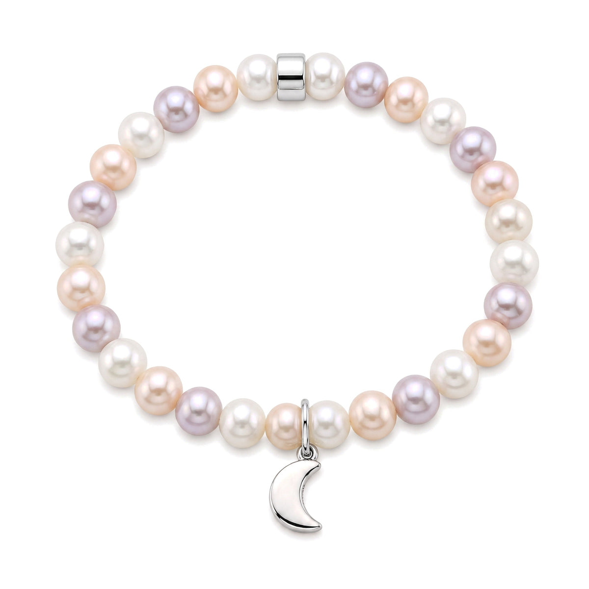 Bracciale Luna perle multicolor — MIMÍ Milano
