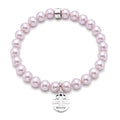 Bracciale Ognibene perle viola