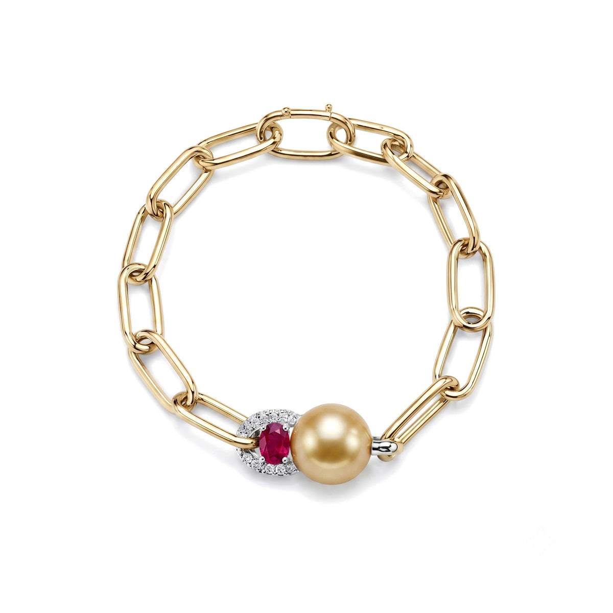 Bracciale Milano perla South Sea gold — MIMÍ Milano