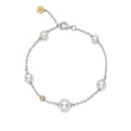 Bracciale perle bianche