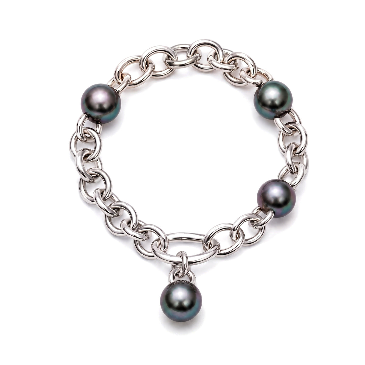 Bracciale Milano perle Tahiti nere — MIMÍ Milano