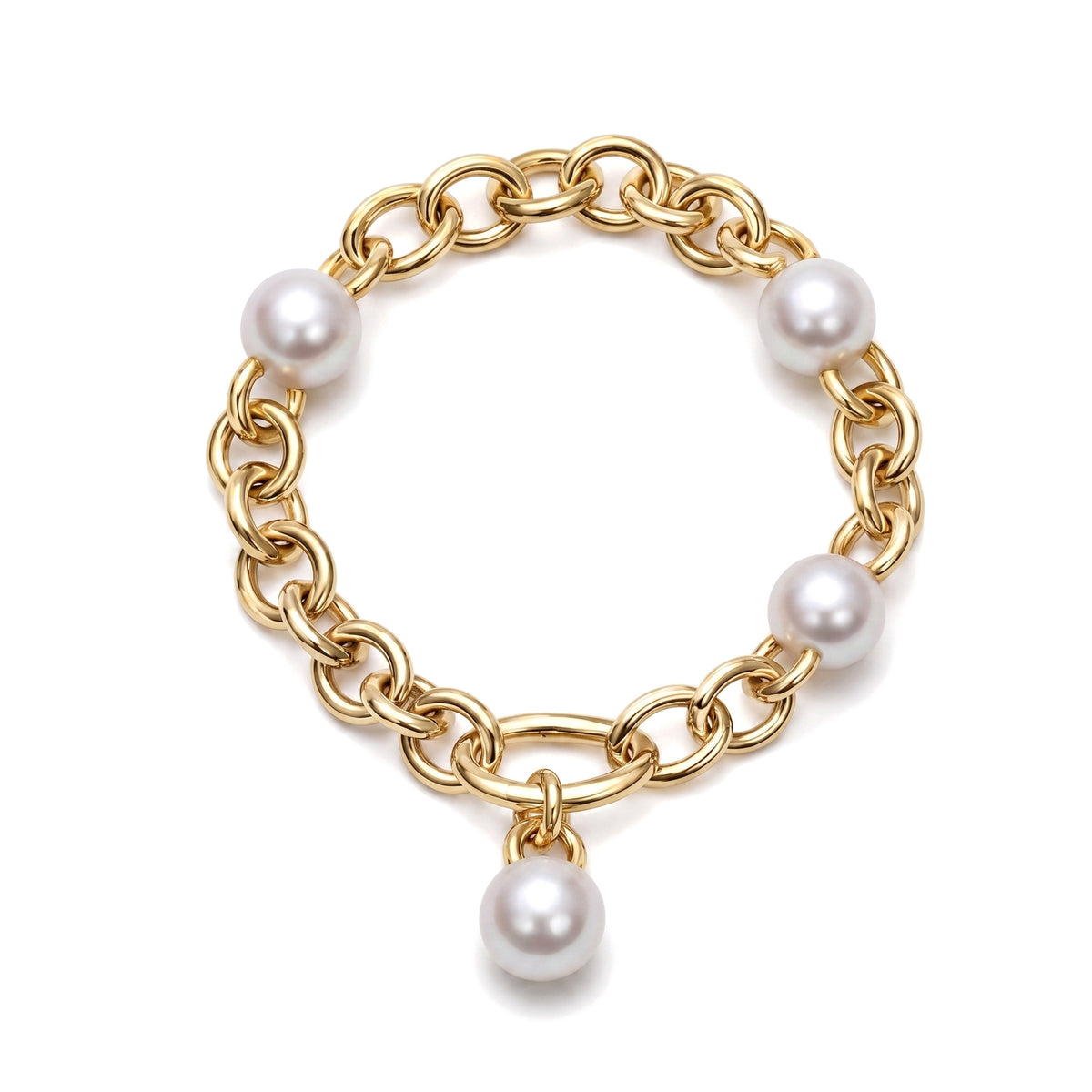 Bracciale Milano perle South Sea bianche — MIMÍ Milano